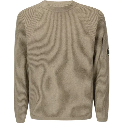 Lambswool Crew Neck Knit Sweater , male, Sizes: L, S, M, XL - C.P. Company - Modalova