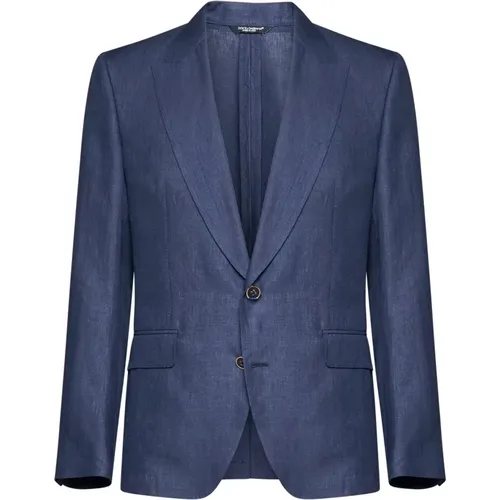 Jackets Monobreated 72cm , male, Sizes: M - Dolce & Gabbana - Modalova