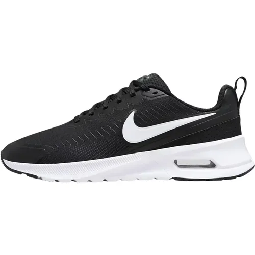 Air Max Nuaxis Sneakers Schwarz/Weiß , Herren, Größe: 44 1/2 EU - Nike - Modalova