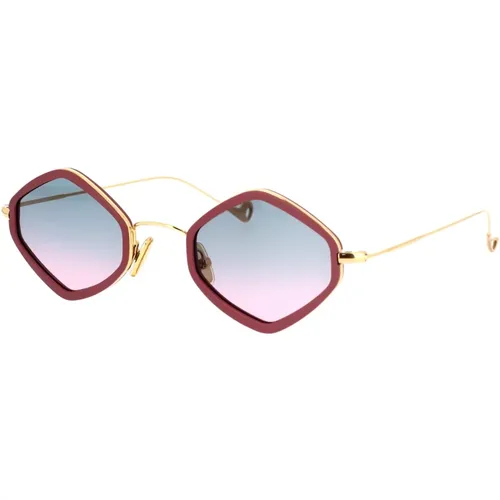 Elegant Hexagonal Sunglasses , unisex, Sizes: 46 MM - Eyepetizer - Modalova