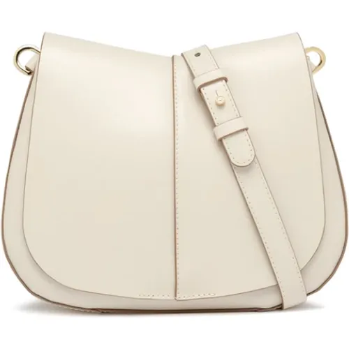 Helena Round Leather Shoulder Bag , female, Sizes: ONE SIZE - Gianni Chiarini - Modalova