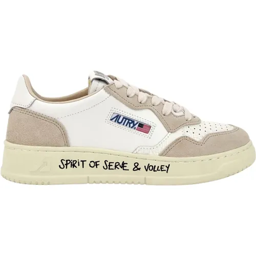 White Sneakers with Tonal Detail , female, Sizes: 4 UK - Autry - Modalova