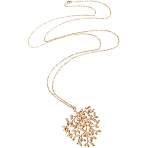 Pre-owned Rose Gold necklaces , female, Sizes: ONE SIZE - Tiffany & Co. Pre-owned - Modalova