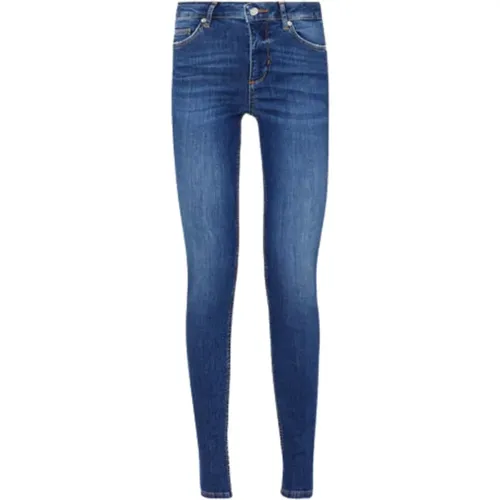 Skinny Used Wash Jeans Bottom Up , female, Sizes: W25 - Liu Jo - Modalova