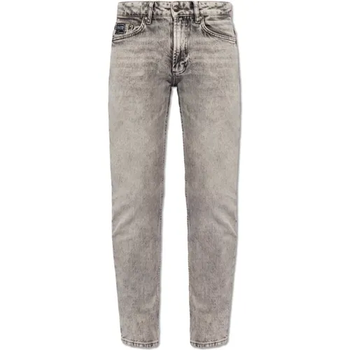Jeans mit schmalem Bein , Herren, Größe: W34 - Versace Jeans Couture - Modalova