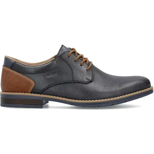 Blaue Klassische Formelle Business Schuhe , Herren, Größe: 42 EU - Rieker - Modalova