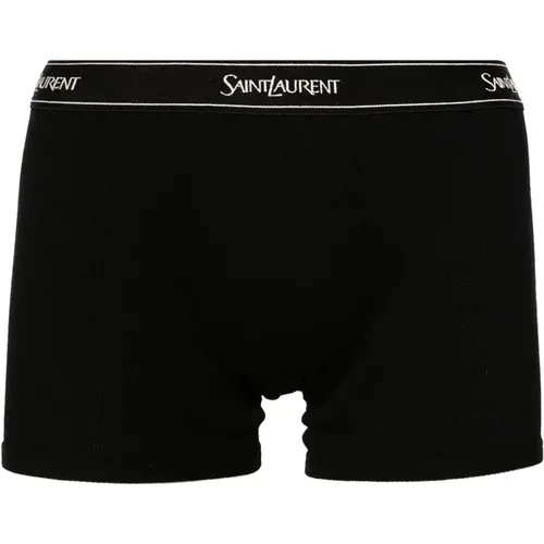 Boxershorts mit Logo , Herren, Größe: M - Saint Laurent - Modalova