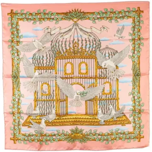 Pre-owned Silk scarves , female, Sizes: ONE SIZE - Hermès Vintage - Modalova