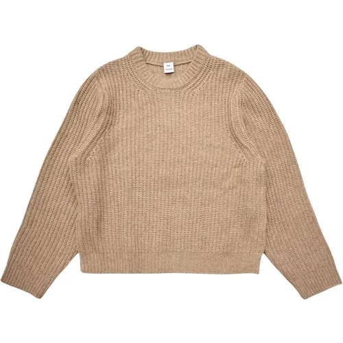 Taupe gerippter Pullover - Won Hundred - Modalova