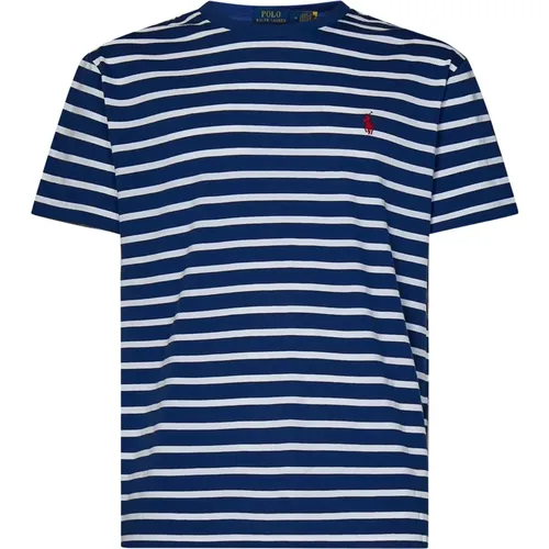 Striped Polo T-shirts for Men , male, Sizes: L, S - Polo Ralph Lauren - Modalova