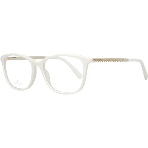 Weiße Damen Optische Brillen - Swarovski - Modalova