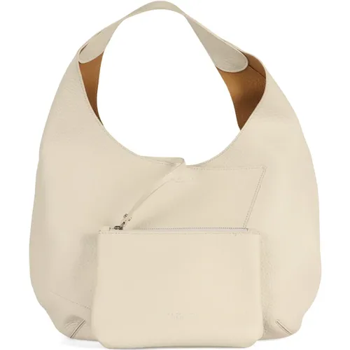 Hammered Leather Shoulder Bag , female, Sizes: ONE SIZE - Gianni Chiarini - Modalova