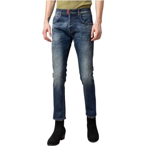 Slim-fit Jeans , male, Sizes: W31 - Gaëlle Paris - Modalova