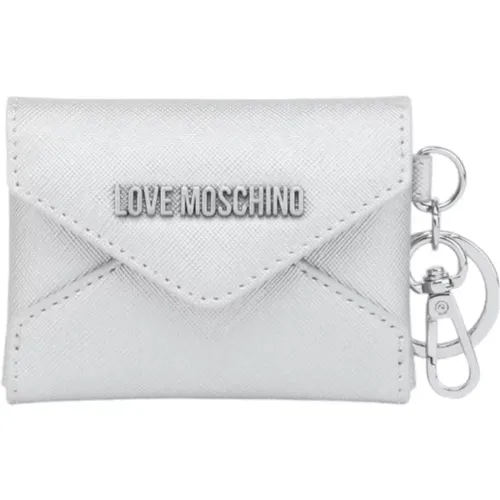 Women's Keychain, Synthetic Leather, Stylish Model Jc6452Pp4Ik23 , female, Sizes: ONE SIZE - Love Moschino - Modalova