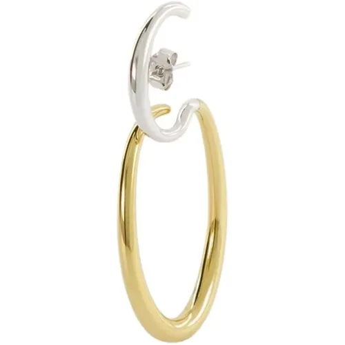 Bo Delta Earring - - Silver/18K Gold Plated , female, Sizes: ONE SIZE - Charlotte Chesnais - Modalova