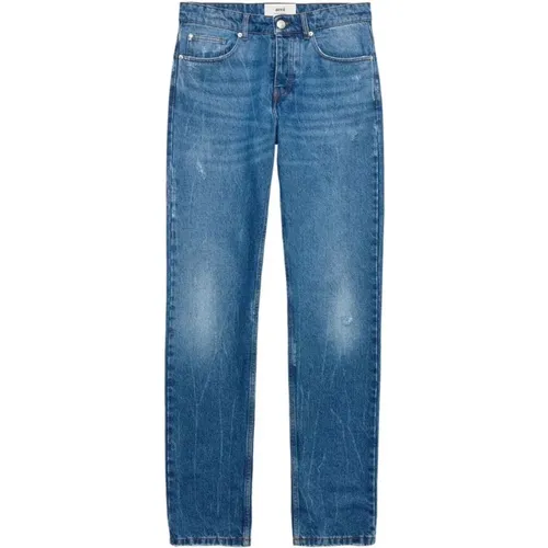 Gerade Jeans , Herren, Größe: W30 - Ami Paris - Modalova