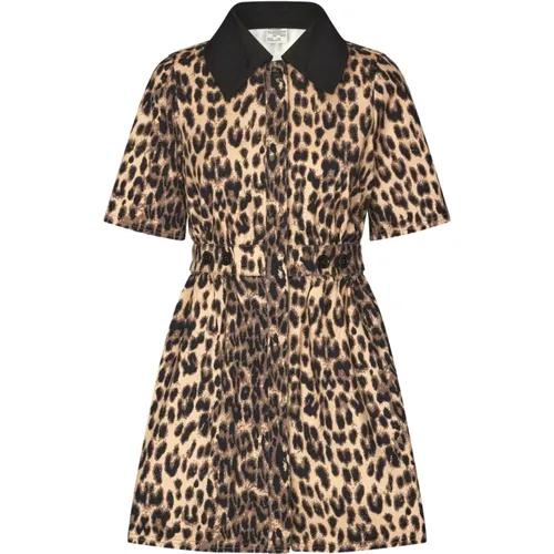Leopard Dress , female, Sizes: S - BAUM UND PFERDGARTEN - Modalova
