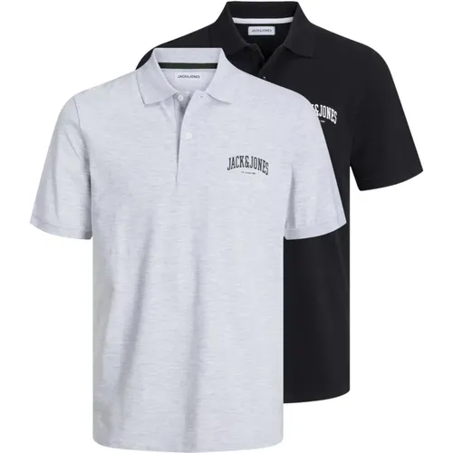 Herren Polo Shirt 2er Pack , Herren, Größe: 2XL - jack & jones - Modalova