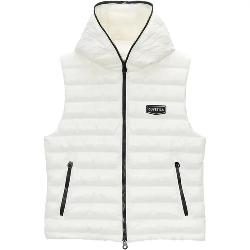 Hooded Down Vest Aw23 , female, Sizes: 2XS, M - duvetica - Modalova