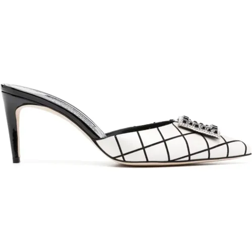 Latexamu Gala Mini Arc Sandals , female, Sizes: 5 UK - Manolo Blahnik - Modalova