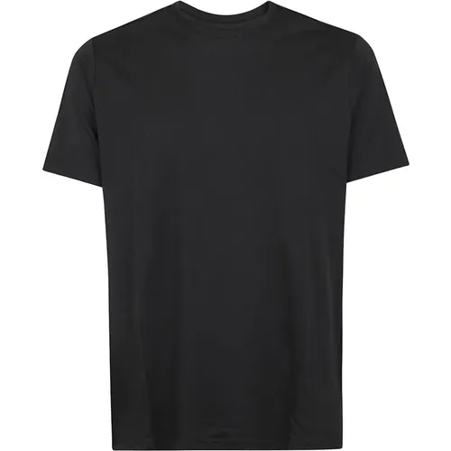 Klassisches Schwarzes T-Shirt , Herren, Größe: M - majestic filatures - Modalova