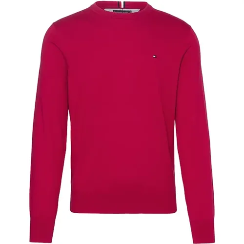 Men Magenta Sweater 1985 Collection , male, Sizes: S, 2XL, L, XL, M - Tommy Hilfiger - Modalova