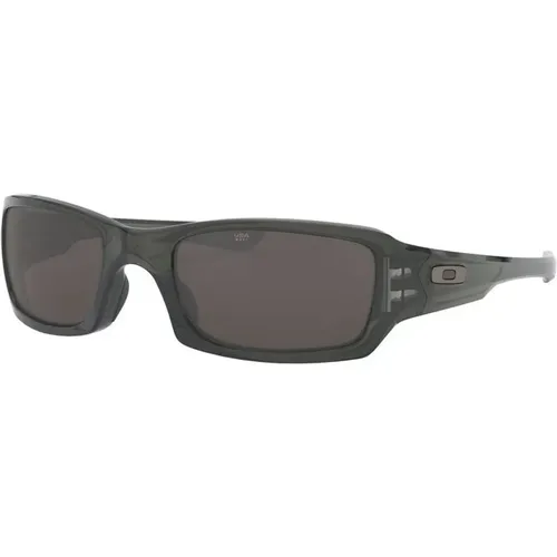 Squared Sunglasses in Grey with Grey Lenses , male, Sizes: 54 MM - Oakley - Modalova