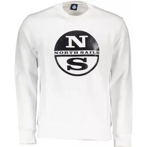 Long Sleeve Sweatshirt with Iconic Logo , male, Sizes: XL - North Sails - Modalova