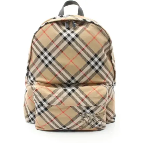 Pre-owned Canvas backpacks , female, Sizes: ONE SIZE - Burberry Vintage - Modalova