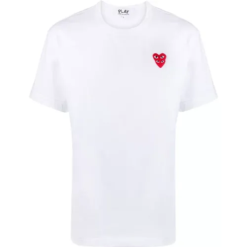 T-shirts and Polos , male, Sizes: L, XL - Comme des Garçons Play - Modalova