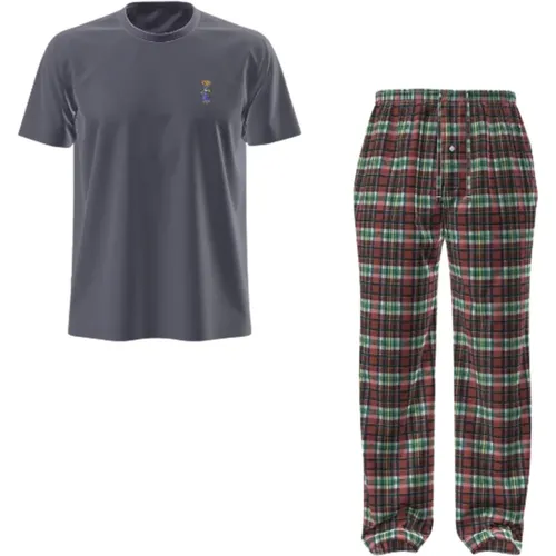 Schlafanzug Pyjama-Set 2-teilig , Herren, Größe: XL - Ralph Lauren - Modalova