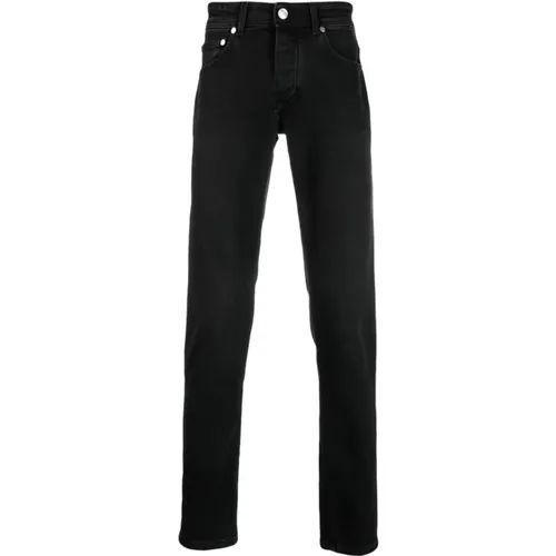 Schwarze Jeans , Herren, Größe: W38 - Barba - Modalova