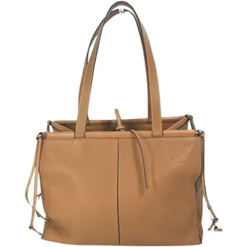 Pre-owned Leather totes , female, Sizes: ONE SIZE - Loewe Pre-owned - Modalova