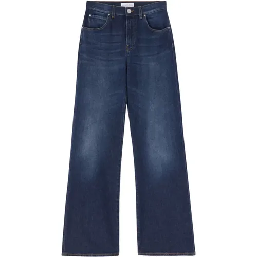 Wide Leg Jeans Wanda Model , Damen, Größe: W26 - pinko - Modalova