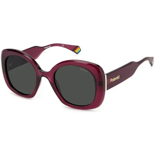 Lila Resin Damen Sonnenbrille UV-Schutz - Polaroid - Modalova