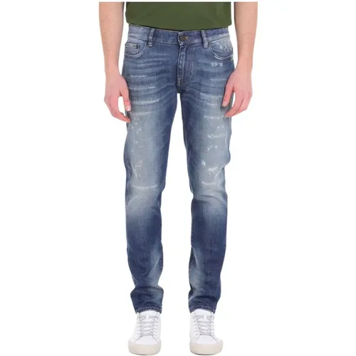 Jeans mit mittlerer Wäsche , Herren, Größe: W31 - PT Torino - Modalova