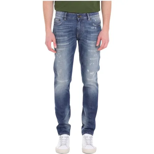 Jeans mit mittlerer Wäsche , Herren, Größe: W34 - PT Torino - Modalova