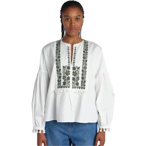 Radica Embroidered Shirt , female, Sizes: XS, M - Max Mara - Modalova
