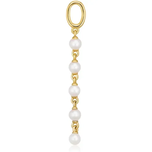 Perlen Hoop Charm Anhänger , Damen, Größe: ONE Size - Sif Jakobs Jewellery - Modalova