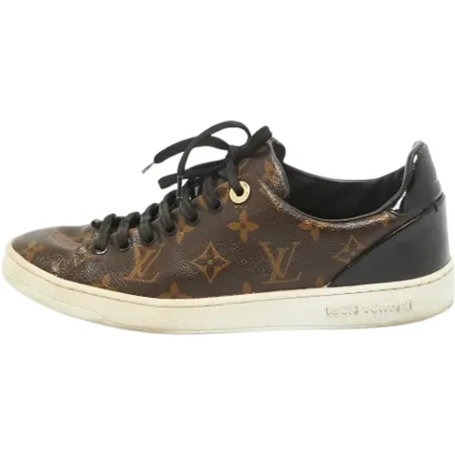 Pre-owned Canvas sneakers , female, Sizes: 4 1/2 UK - Louis Vuitton Vintage - Modalova