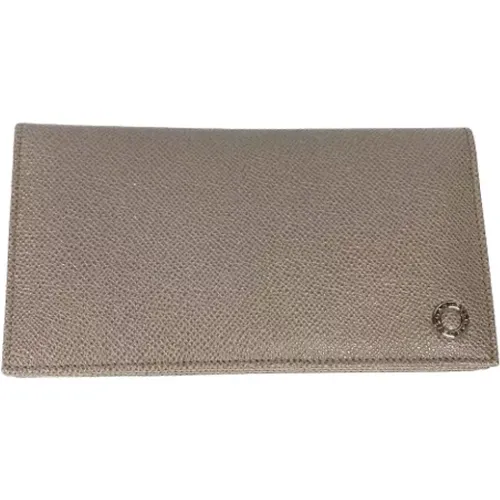 Pre-owned Leather wallets , female, Sizes: ONE SIZE - Bvlgari Vintage - Modalova