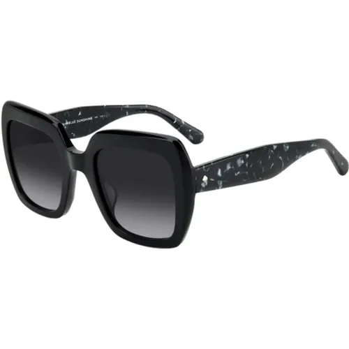 Schwarze Acetat-Sonnenbrille für Frauen - Kate Spade - Modalova