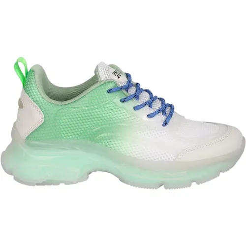 Lace-up mesh sneakers , female, Sizes: 4 UK, 5 UK, 8 UK - Essentiel Antwerp - Modalova