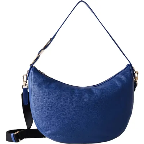 Luna Bag 011 Medium Leather Shoulder Bag , female, Sizes: ONE SIZE - Borbonese - Modalova
