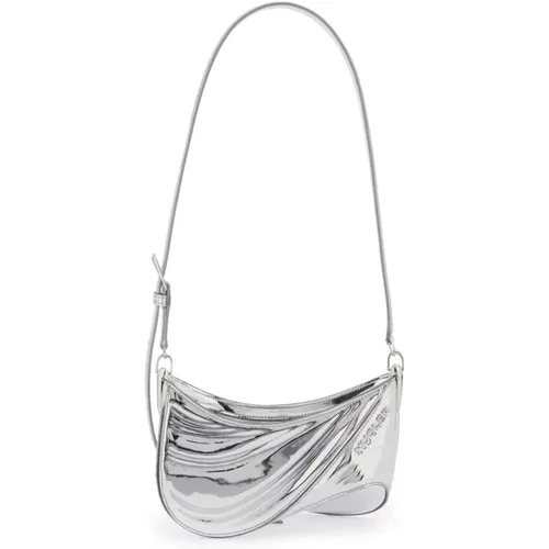 Small Spiral Curve 01 Bag , female, Sizes: ONE SIZE - Mugler - Modalova