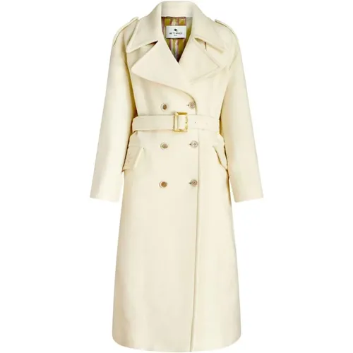 Virgin Wool Coat , female, Sizes: S, XS, M - ETRO - Modalova
