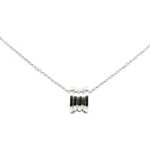 Pre-owned White Gold necklaces , female, Sizes: ONE SIZE - Bvlgari Vintage - Modalova