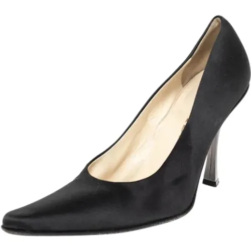 Pre-owned Satin heels , Damen, Größe: 38 1/2 EU - Prada Vintage - Modalova