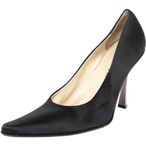 Pre-owned Satin heels , female, Sizes: 5 1/2 UK - Prada Vintage - Modalova