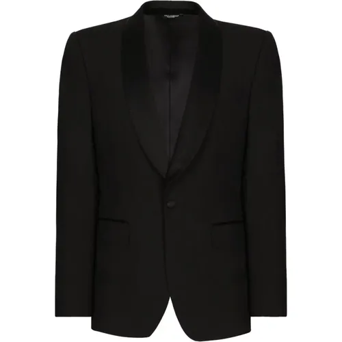 Jackets - Giacca , male, Sizes: L - Dolce & Gabbana - Modalova